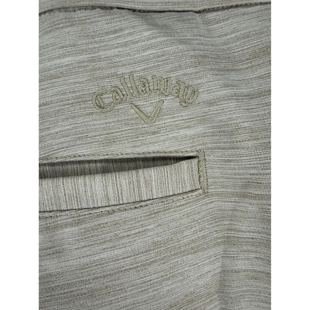 Callaway Golf Shorts Mens 40‎ Tan Heathered Performance Stretch Flat Front